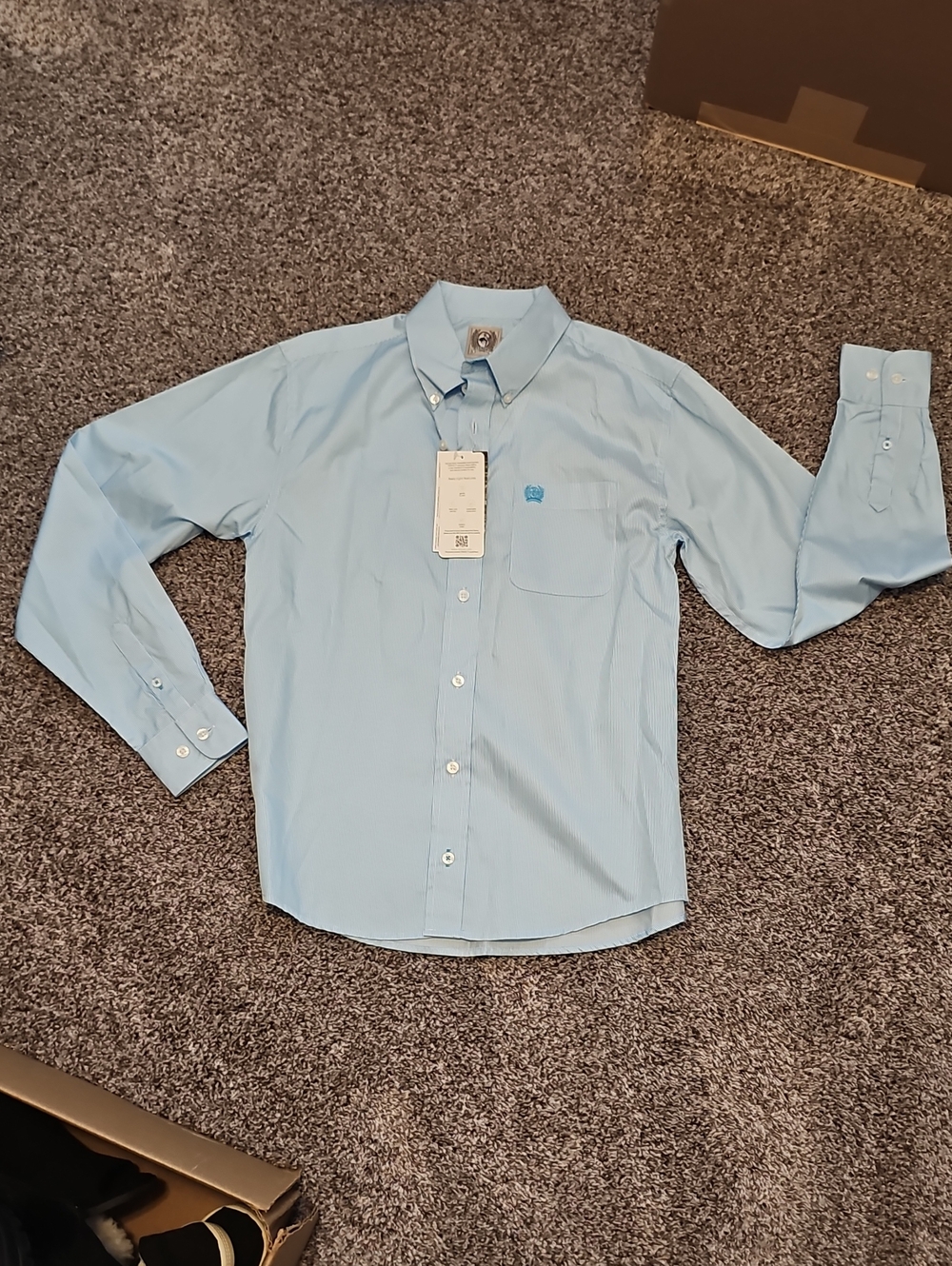 Cinch Boys Light Blue Button-Down Shirt